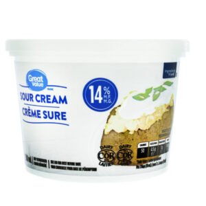 Great Value Sour Cream, 500 mL
