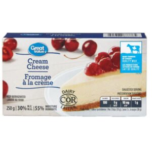 Great Value Cream Cheese, 250 g