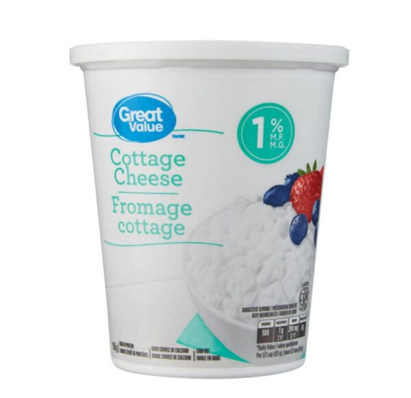 Great Value 1% Cottage Cheese, 750 g