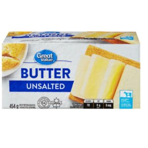 Great Value Unsalted Butter, 454 g