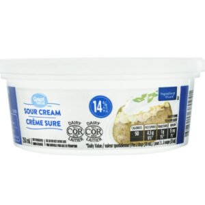 Great Value Sour Cream, 250 mL