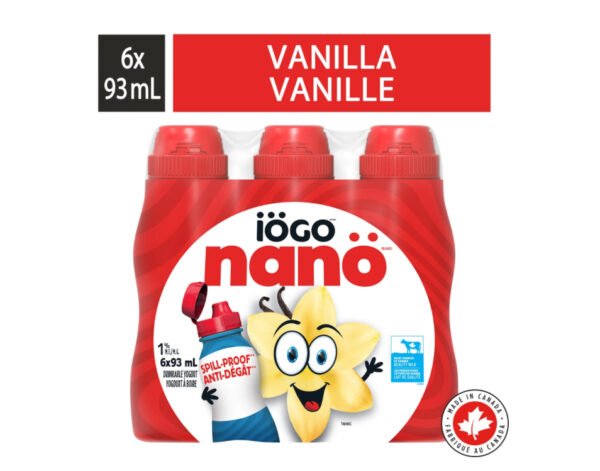 iÖGO nanö Drinkable Vanilla Yogurt 1%, 93ML