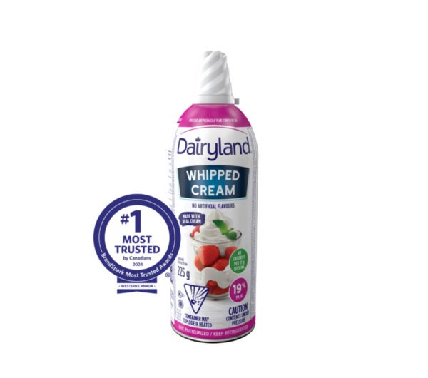 Dairyland 19% Aerosol Whipped Cream, 225 g