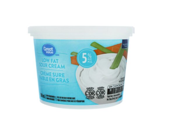 Great Value Low Fat Sour Cream, 500 mL