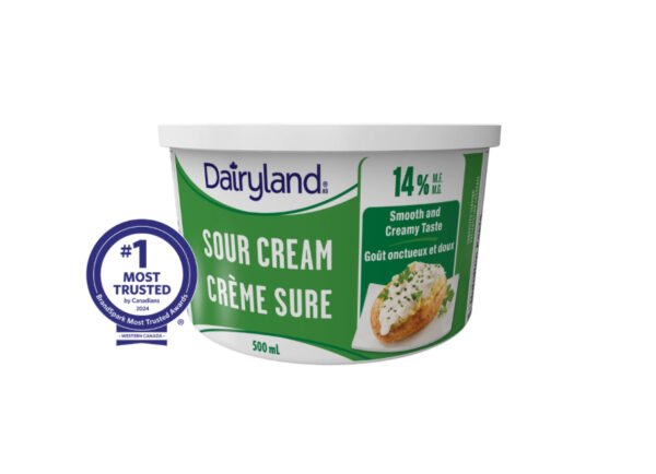 Dairyland 14% Sour Cream, 500 mL
