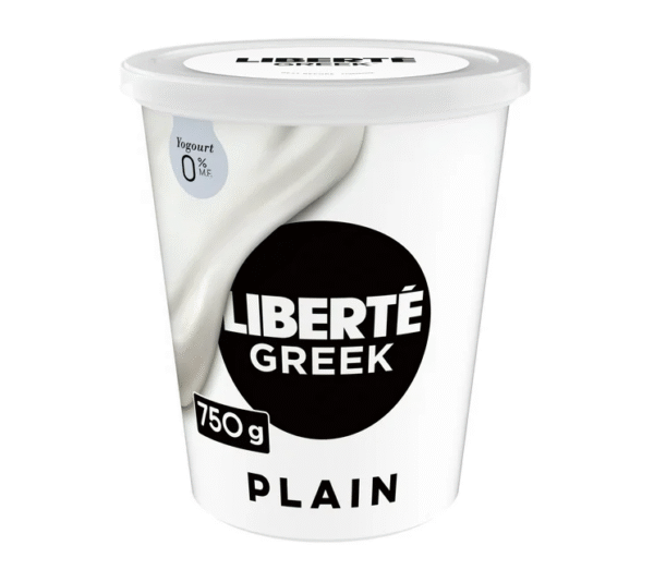 Liberté Greek 0% Yogurt, Plain, High Protein, 750 g, 750 g