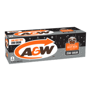 A&W Zero Sugar Root Beer® 355mL Cans, 12 Pack, 12 x 355 mL