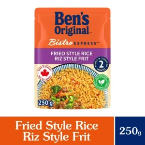 BEN'S ORIGINAL BISTRO EXPRESS Fried Rice Side Dish, 250g Pouch, Perfect Every Time