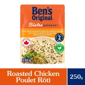 BEN'S ORIGINAL BISTRO EXPRESS Long Grain & Wild Rice Roasted Chicken 250g, Perfect Every Time
