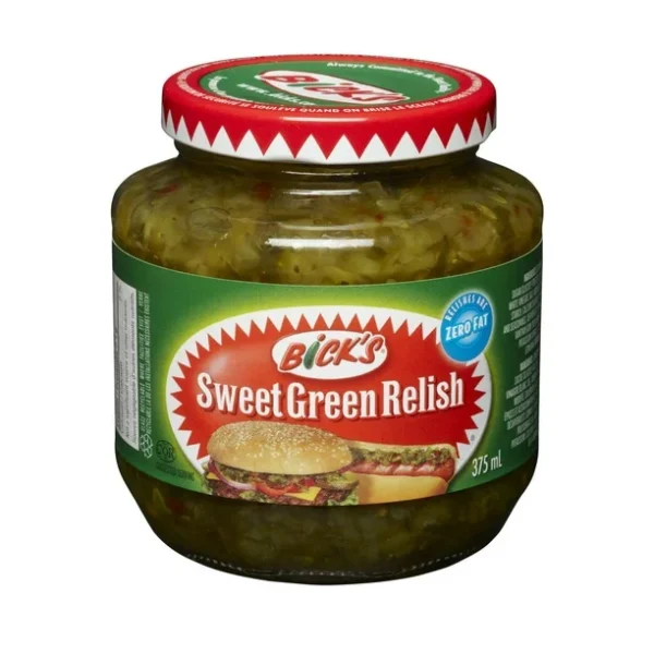Bick’s® Sweet Green Relish, 375 mL