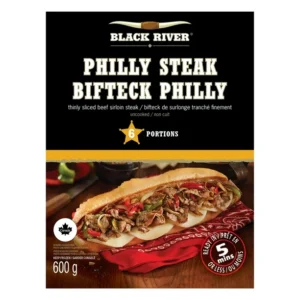Black River Philly Steaks 6 packs, 600g / 6x100g / 6 count