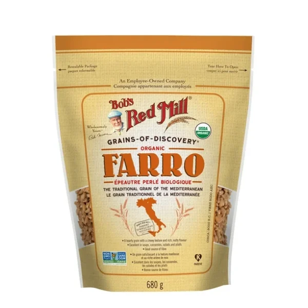 Bob's Red Mill Organic Farro, BRM ORG FARRO GRAINS