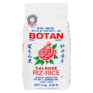 Botan Calrose rice 6/4kg, Botan Calrose Rice 4 kg