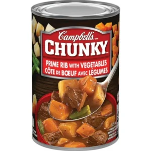 Campbell's® Chunky® Prime Rib with Vegetables Ready to Serve Soup, Shelf Stable, Ready to serve soup 515 mL