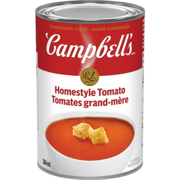 Campbell’s® Condensed Homestyle Tomato Soup, Shelf Stable, 284 mL