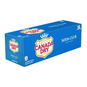 Canada Dry® Club Soda 355 mL Cans, 12 Pack, 12 x 355 mL