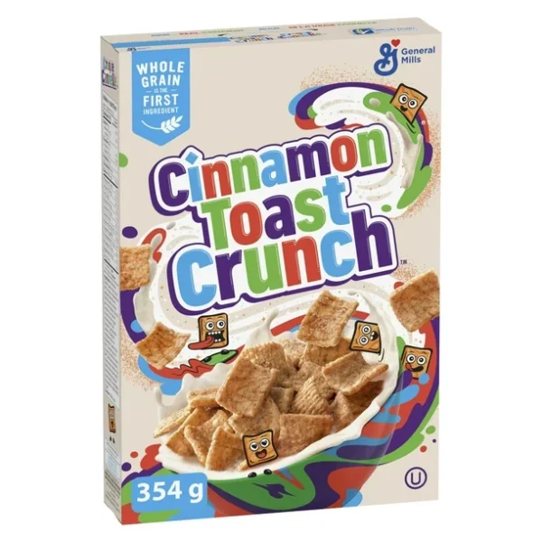 Cinnamon Toast Crunch Breakfast Cereal, Whole Grains and Real Cinnamon, 354 g, 354 g