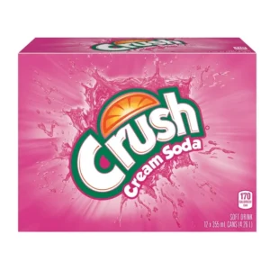 Crush Cream Soda Soft Drink 12 x 355 mL, Cans, 12x355mL