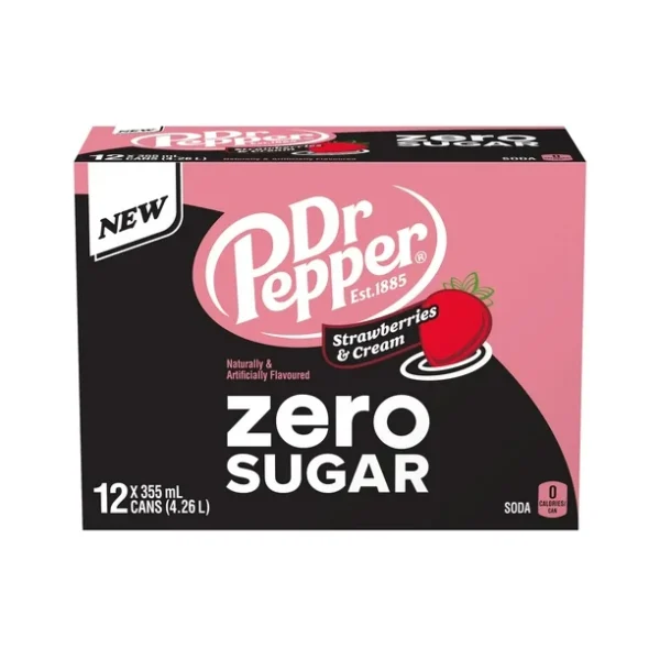DR PEP ZERO STRW CRM, DR PEPPER DR PEP ZERO STRW CRM