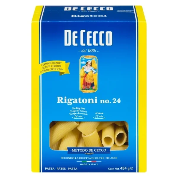 De Cecco Rigatoni, De Cecco Rigatoni Pasta 454g
