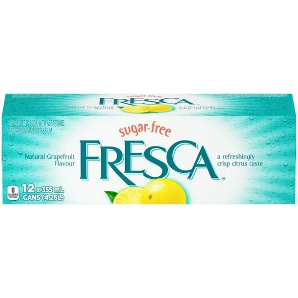 Fresca Fridge Pack Cans, 355 mL, 12 Pack, 12 x 355 mL