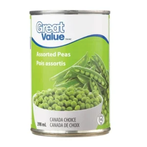 Great Value Assorted Peas, 398 mL