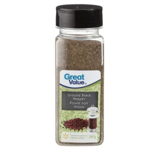 Great Value Ground Black Pepper, 250 g