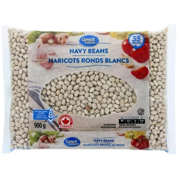 Great Value Navy Beans, 900 g
