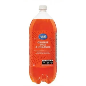 Great Value Orange Soda, 2 L