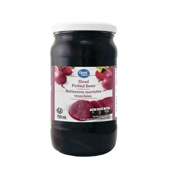 Great Value Sliced Pickled Beets, 750 mL