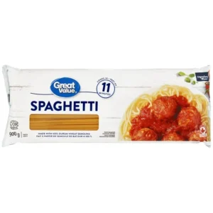 Great Value Spaghetti Pasta, 900 g