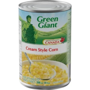 Green Giant Canned Cream Style Corn, Grown and packed in Canada, 398 ml, 14 fl oz