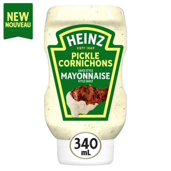 Heinz Pickle Mayonnaise Style Sauce, 340 mL Bottle, 340mL