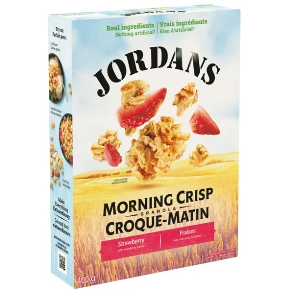 Jordans Morning Crisp Strawberry Granola Cereal, 400 g