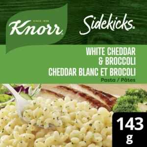Knorr Sidekicks White Cheddar & Broccoli Pasta Side Dish, 143 g Pasta Side Dish