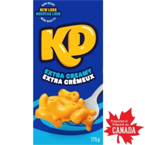 Kraft Dinner Extra Creamy Macaroni and Cheese Dinner, 175 G Box, Shelf-Stable, 175g