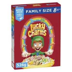 Lucky Charms Breakfast Cereal with Marshmallows, Family Size, 526 g