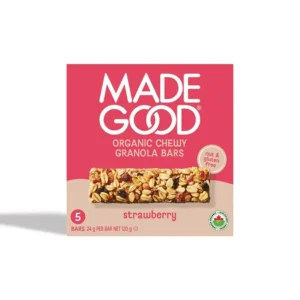MadeGood Strawberry Granola Bars 5pk, 5 x 24 g