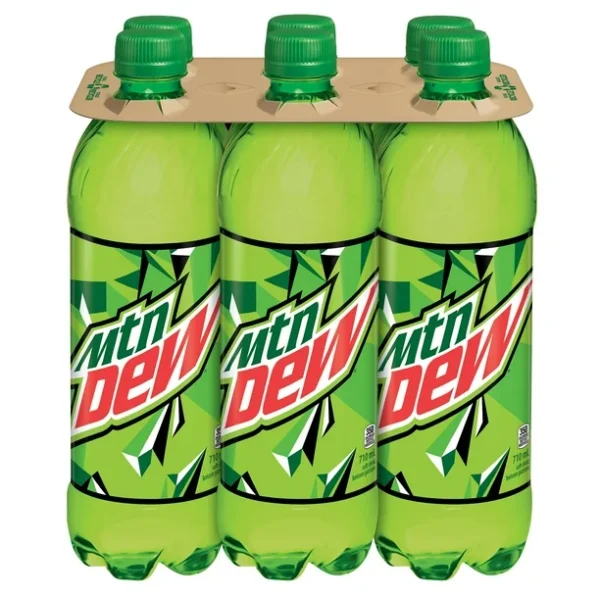 Mtn Dew Soft Drink 6 x 710 mL, Bottles, 6x710mL