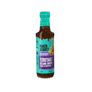 Naked & Saucy Low Sugar Teriyaki Sauce, 296mL, Bold Versatile Low Sugar Sauce