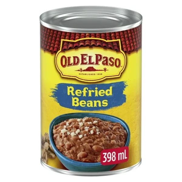 Old El Paso Mexican Refried Beans, Pinto Beans, 398 ml, 398 mL