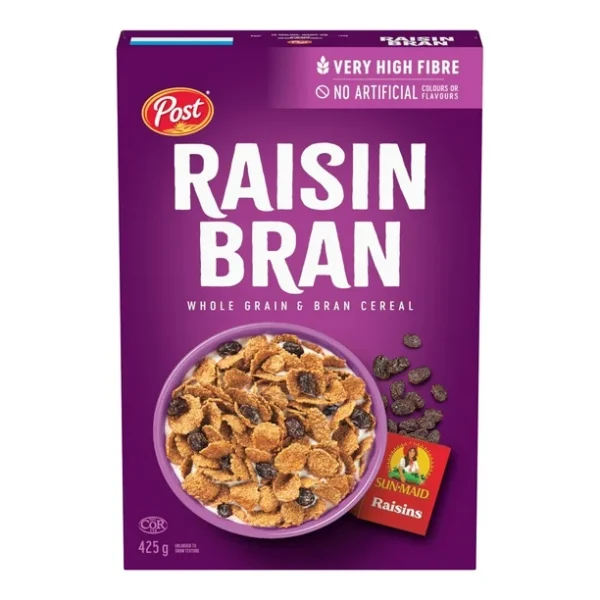 POST RAISIN BRAN, POST RAISIN BRAN RETAIL SIZE