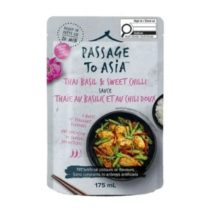 Passage Foods, Passage to Asia, Thai Basil and Sweet Chili Sauce, 175ml, Delicious & authentic Thai stir-fry in 20 minutes