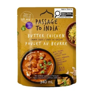 Passage Foods, Passage to India, Butter Chicken Simmer Sauce, 340 ml, Delicious & authentic Indian Curry in 20 Minutes