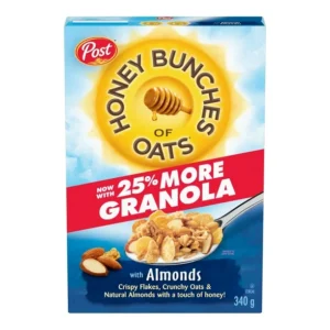 Post Honey Bunches of Oats With Almond Cereal, Post Honey Bunches of Oats With Almond Cereal 340g