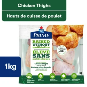 Prime Raised Without Antibiotics Chicken Thighs, 1 kg