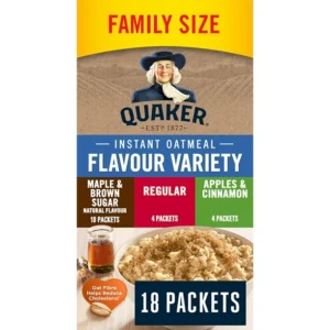 Quaker Instant Oatmeal Flavour Variety, 694g