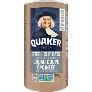 Quaker Quick Cook Steel Cut Oats, 709g