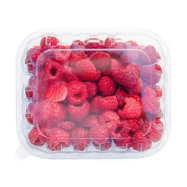 Raspberries 170g clam, Fresh Raspberries 6oz/170g clam
