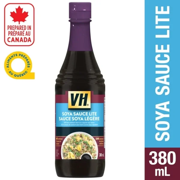 VH Gluten Free Soya Sauce Lite With 30% Less Sodium, 380mL